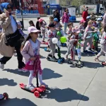 Bursa Mudanya’da miniklere ‘scooter’ şenliği