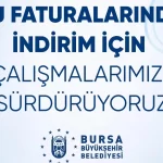 Bursa’da suya indirim geliyor
