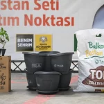 Konya’da bostan setleri dağıtılıyor