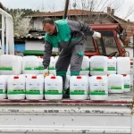 Ankaralı üreticiye sıvı gübre desteği