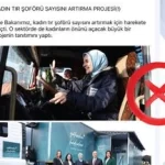 Bakanlıktan ‘kadın TIR şoförlerine teşvik’ iddialarına yalanlama