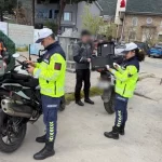 Bursa’da Trafik Jandarması’ndan motosikletlere sıkı denetim