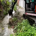 Bursa İnegöl’de sulama kanalı temizliği​​​​​​​