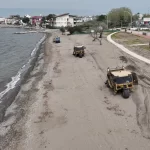 Bursa sahillerinde yaz hazırlığı