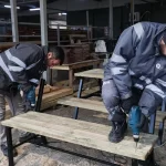 Emekle üretilen kent mobilyaları şehre değer katıyor