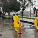 Gaziantep Büyükşehir yağışlara karşı sahada