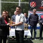 İzmir’de itfaiyecilerden anlamlı turnuva