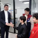 Kayseri Talaslı çocuklardan örnek davranış