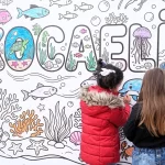 Kocaeli’de dev küp, çocukların dünyası ile renklendi