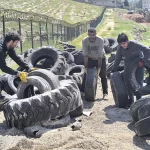 Mardin Büyükşehir, 100 ton atık lastiği geri dönüşüme kazandırdı