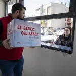 Mersin’de bebeklere “El Bebek Gül Bebek” desteği