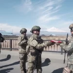 Nahçıvan askerleri tatbikat için Türkiye’de