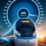 Yerli Hızlı Tren testte 225 km/s hıza ulaştı