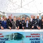 Sakarya’da spor hamlesi… Spor Salonu’nda 4. temel Sapanca’ya