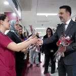 Bursa Büyükşehir’den sağlık emekçilerine anlamlı ziyaret