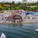 Antalya’da 21 ülkeden 750 sporcu kulaç attı