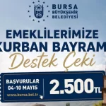 Bursa Büyükşehir’den emeklilere bayram desteği