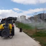 Kayseri Talas’ta haşeratla tam gaz mücadele